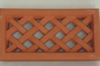grille d'aération modèle croisillon 12x23