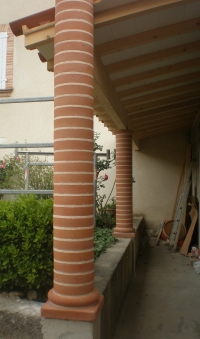 Exemple de fabrication spéciale - piliers rond